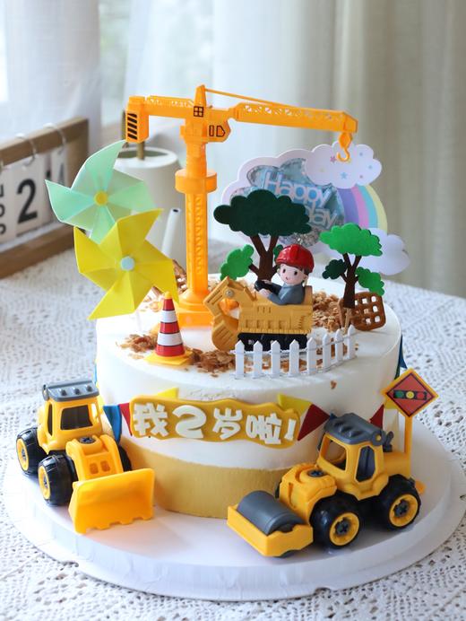 挖挖机小男孩风车（巧克力数字） 商品图5