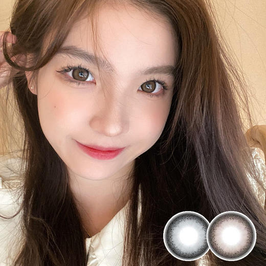 AROMI / 肉松小贝/鳕鱼小贝 / 美瞳年抛 / 14.5mm / 明显扩瞳深色自然锁边 商品图1