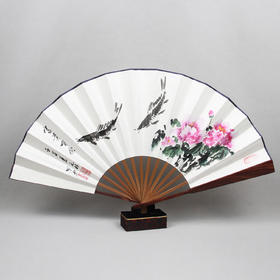 荣墨然 杜元林/王洪鹏  书画扇