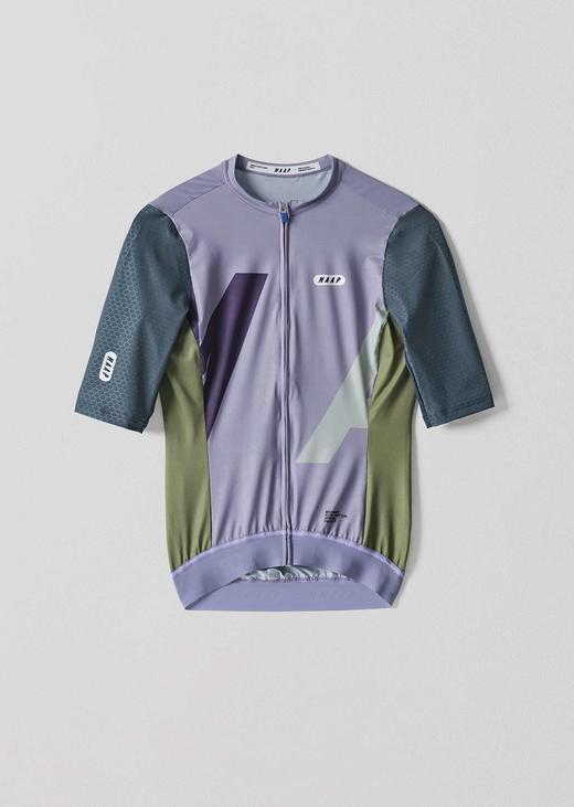 MAAP 女士 Delta Pro Hex Jersey Purple Ash 短袖骑行服 商品图1