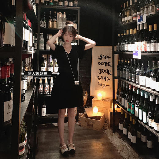 金蘑菇菇【巴黎诗集】双层压褶重工立体褶皱设计感实穿连衣裙 商品图4