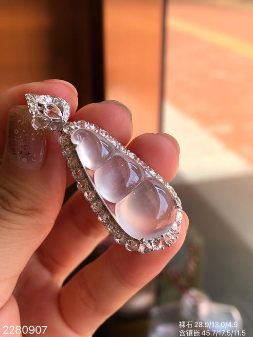 玻璃福豆吊坠 49999【2280907】 商品图0