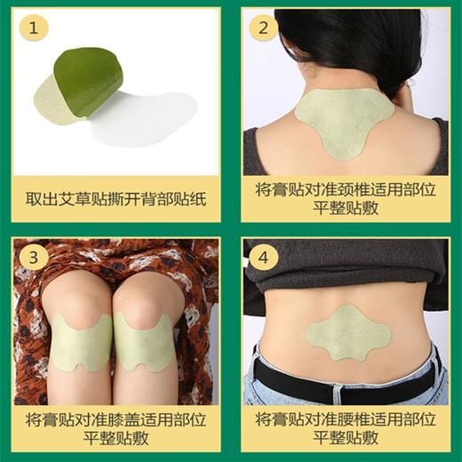 买1送1 腰椎贴 蕲臻堂腰椎艾灸贴艾叶贴关节贴腰腿贴暖贴12贴 商品图5