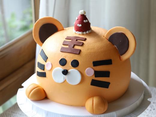 虎宝宝圆滚滚造型蛋糕（木糠冰淇淋做不到） 商品图0