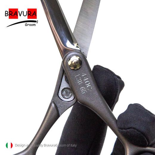 铝柄小弯剪 L3B-65 意大利BRAVURAGROOM宠物美容L系列 商品图3