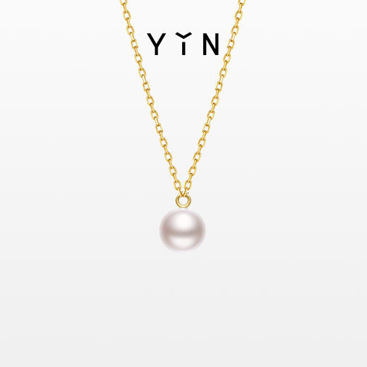 「莹」系列暖金珍珠锁骨项链 商品图0