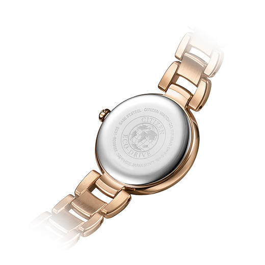 西铁城（CITIZEN）光动能女表贝母盘时尚钢带款EM0533-82Y 商品图5