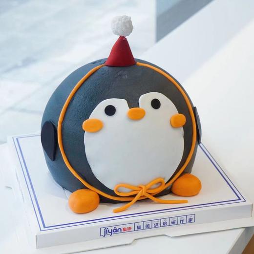 超萌圆滚滚#小企鹅蛋糕 商品图0