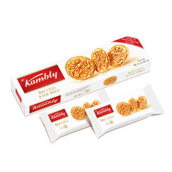 金宝丽瑞士进口经典华夫薄片饼干98g/盒 休闲零食办公室解馋下午茶点心 商品图6