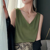 QHJY-JY2157新款韩版宽松宽肩v领美背吊带背心女西装内搭性感无袖吊带女 商品缩略图5