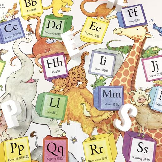 (仓发) 幼儿互动认知玩具书：字母书（全球畅销百万册，荣登《纽约时报》畅销书榜！中英双语，互动机关）浪花朵朵/花山文艺出版社/[美]马修·凡·弗利特/9787551145312 商品图8