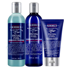 KIEHL'S/科颜氏 活力男士护肤品 3件套装 （洗面奶250ml+爽肤水250ml+保湿乳液125ml）【保税直发】