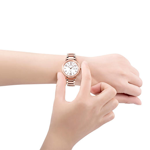 西铁城（CITIZEN）官方正品光动能女表优雅时尚款EW2422-55AB 商品图4