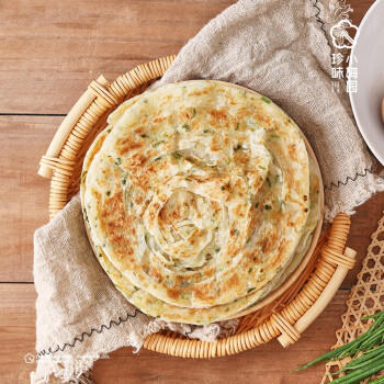 珍味小梅园老上海葱油饼2kg 共20片 早餐食品手抓饼面点生鲜速食半成品 商品图2