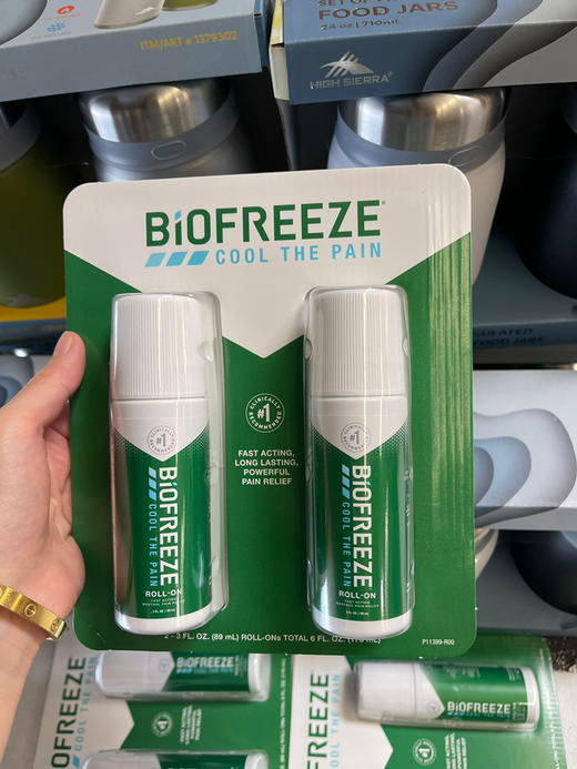 Biofreeze止痛滚珠2只装，可以深入地舒缓脊背及颈痛、肌肉痛、风湿痛、肌肉扭伤、关节痛等，安全有效，是美国家庭药箱常备 商品图5