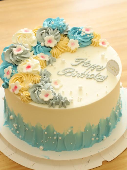 蓝白色花朵 商品图5