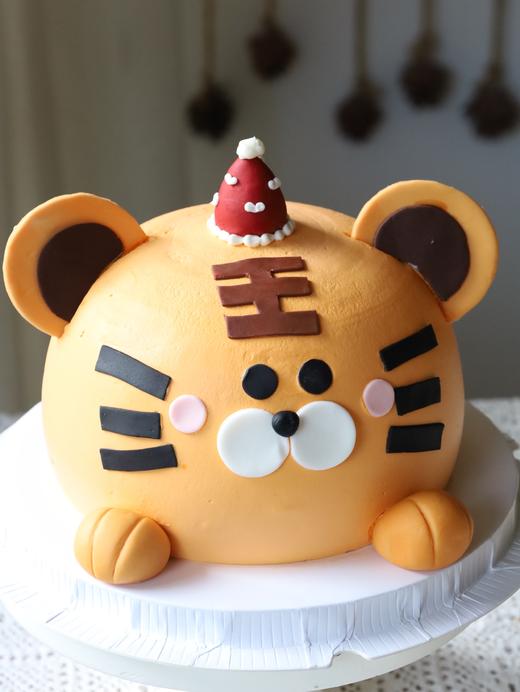虎宝宝圆滚滚造型蛋糕（木糠冰淇淋做不到） 商品图5