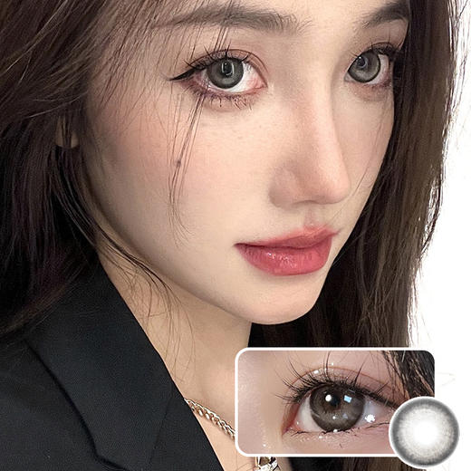 RECOLOOK / 水滴光晕 / 美瞳年抛 / 14.5mm / 明显扩瞳减龄高光黑色 商品图1