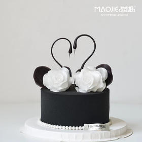 天鹅慕斯【小香风黑天鹅】（提前2天预定，当天下午送货ss（生巧夹心）