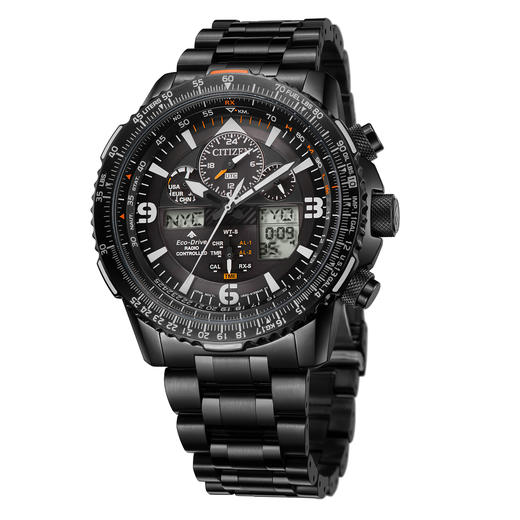 西铁城(CITIZEN)光动能多局电波男表空中之鹰系列JY8085-81E 商品图4