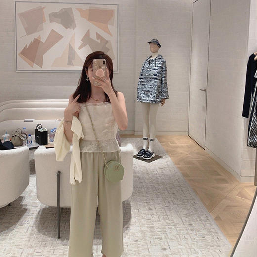 金蘑菇菇【醉梨花美哭系列】双层桑蚕丝重工刺绣国风外穿小吊带 商品图2