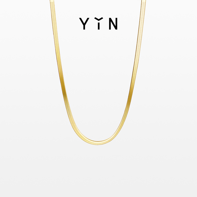 「易」系列金色流光项链