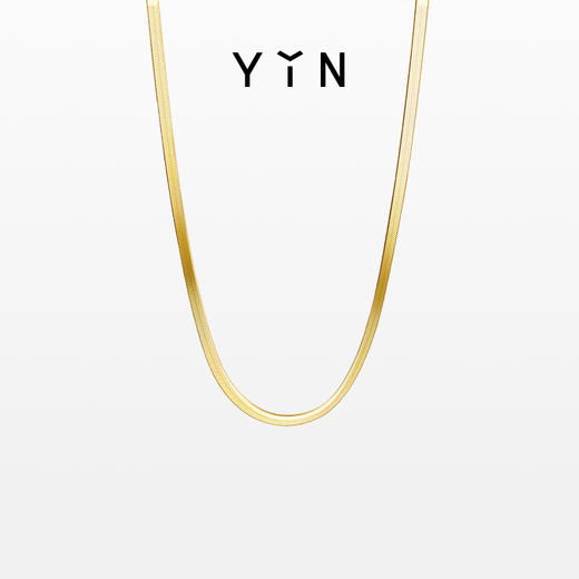 「易」系列金色流光项链 商品图0
