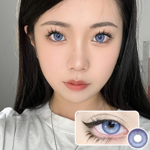 Kira Fairy / 冰感因子 / 美瞳年抛 / 14.5mm / 明显扩瞳显色系紫色梦幻混血 商品图1