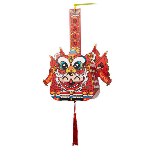 中秋节礼物手工diy儿童亲子创意装饰国潮好运灯笼投影走马灯 商品图8