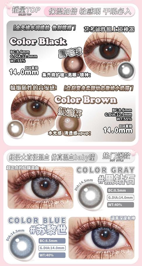 Lucycon日抛,，78/一盒，138/两盒，238/四盒，338/六盒（加10元换购一盒可许愿款式），如需佩戴工具请备注哦！ 商品图3