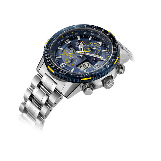 西铁城(CITIZEN)光动能多局电波男士手表空中之鹰蓝天使二代JY8078-52L 商品图5