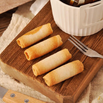 金宝丽瑞士进口卷卷酥脆饼干100g蛋香休闲零食办公室解馋下午茶点心 商品图5