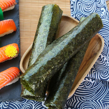 云山半寿司海苔10枚装紫菜包饭专用日式寿司调味品含寿司卷帘工具29g 商品图4