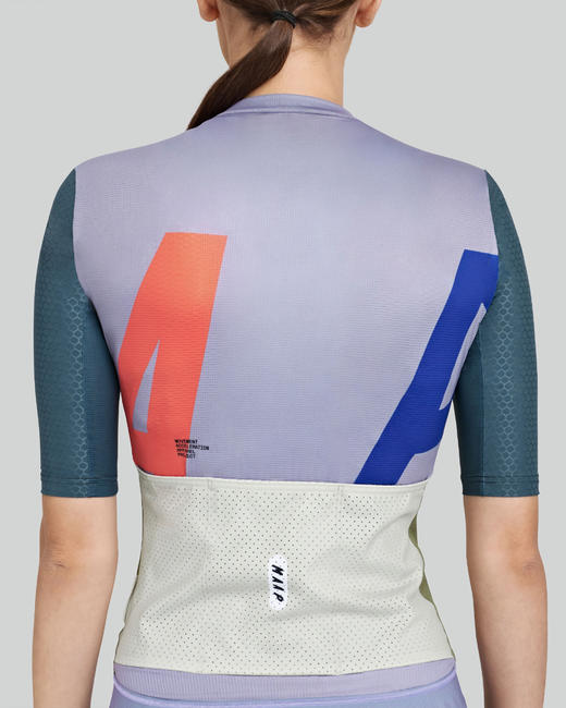 MAAP 女士 Delta Pro Hex Jersey Purple Ash 短袖骑行服 商品图4