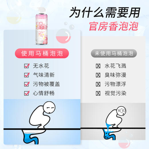 官房香泡泡（马桶除味防溅）450ml 商品图1