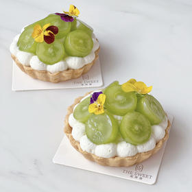 甜品 青提冷萃酸奶芝士塔