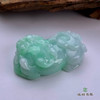 派瑞翡翠 翡翠貔貅挂件 糯种 绿色 商品缩略图2