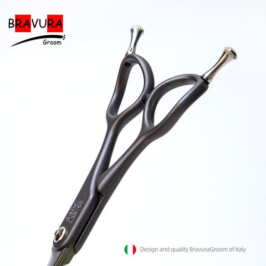 铝柄小弯剪 L3B-65 意大利BRAVURAGROOM宠物美容L系列 商品图4