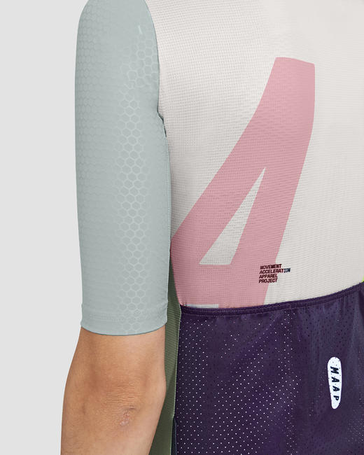 MAAP 女士 Delta Pro Hex Jersey Moon 短袖骑行服 商品图4