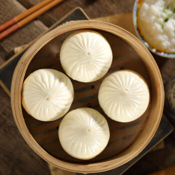 冶春食品豆沙包300g*3包18只扬州早餐豆沙馅面点生鲜家庭装 商品图1