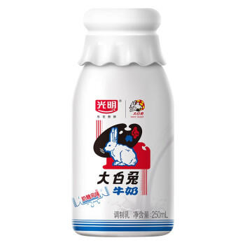光明 大白兔 风味牛奶 250ml*10  奶糖风味 国潮礼盒装 商品图2
