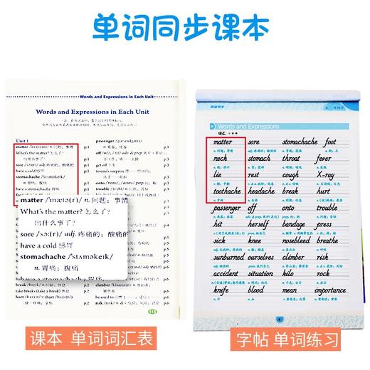 (仓发) 墨点字帖 2024年 八年级英语写字下册 初中生人教版pep同步字帖带蒙纸 意大利斜体练习/湖北美术出版社/9787539458847 商品图8