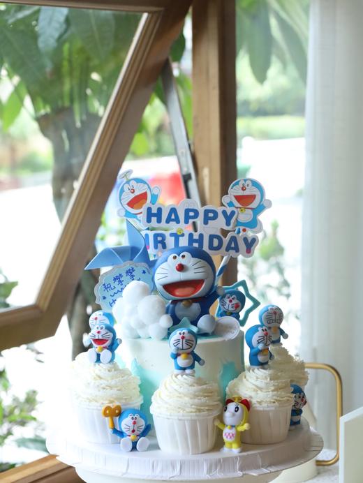 四寸哆啦A梦蛋糕➕5个纸杯 商品图1