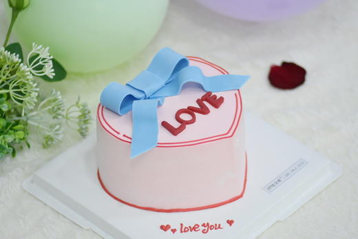 【心恋】动物奶油，新鲜水果夹心；心中一想起你，世间万物都浪漫心动~ 七夕  情人节  表白  女友  恋人 商品图0