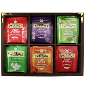川宁（TWININGS）红茶英伦木质礼盒180g(90袋）红茶礼盒送礼茶叶茶包伴手礼 商品图2