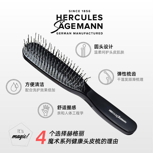 全功能魔术梳 爵士黑/8200 商品图1