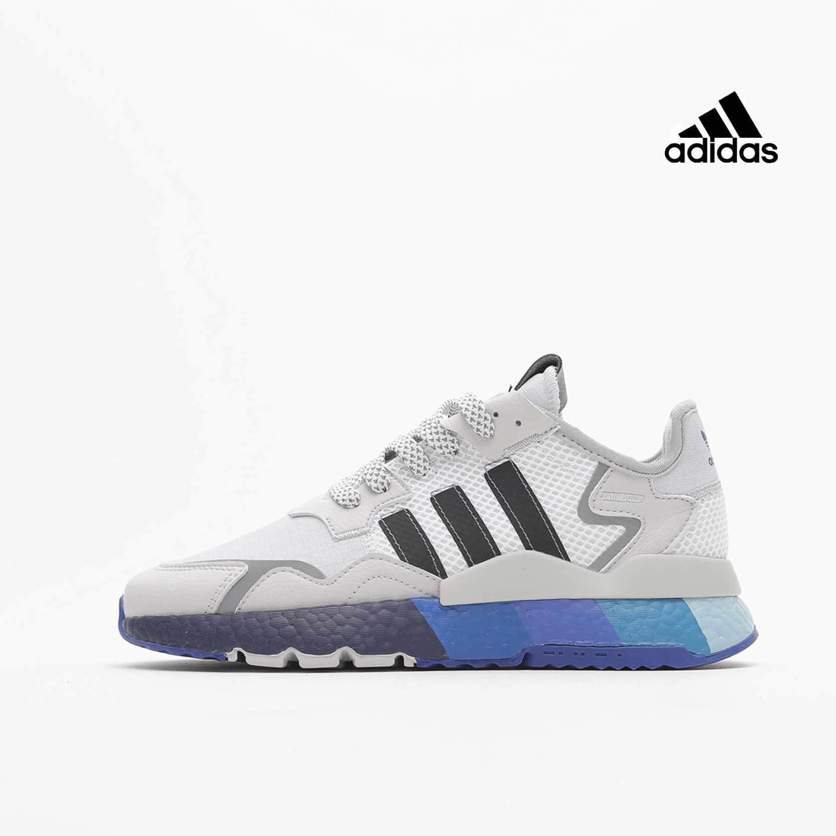 Adidas NITE JOGGER夜行者复古爆米花休闲运动跑鞋