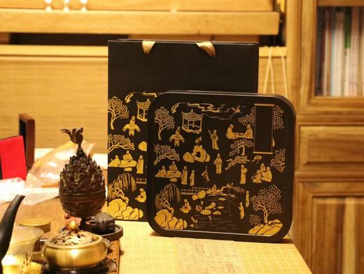 云南西双版纳班盆普洱生茶高山古树圆茶叶饼357g礼盒装 商品图5