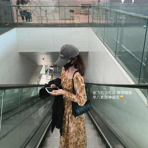 【三角梅XS/S码】金蘑菇菇 明艳碎花组～巨显白的高饱和度连衣裙 商品图3