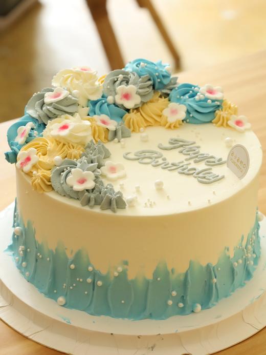 蓝白色花朵 商品图1